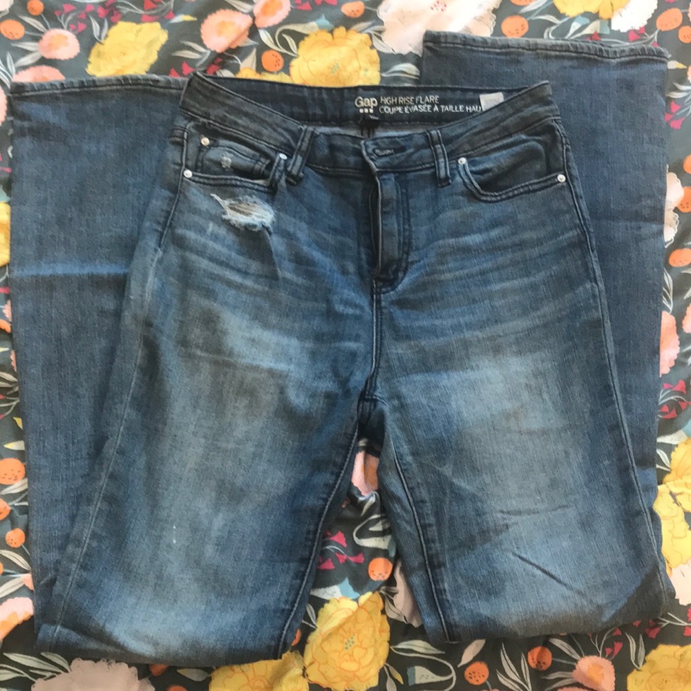 High Rise Flare Jeans